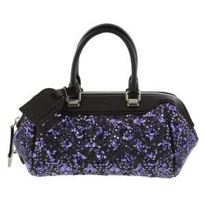 LOUIS VUITTON Express Baby Sequin Bag Handbag Monogram Sunshine Violet